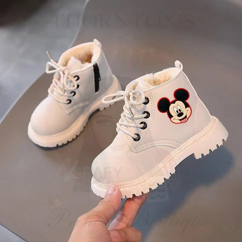 Kids Mickey & Minnie Winter Wonderland Boots