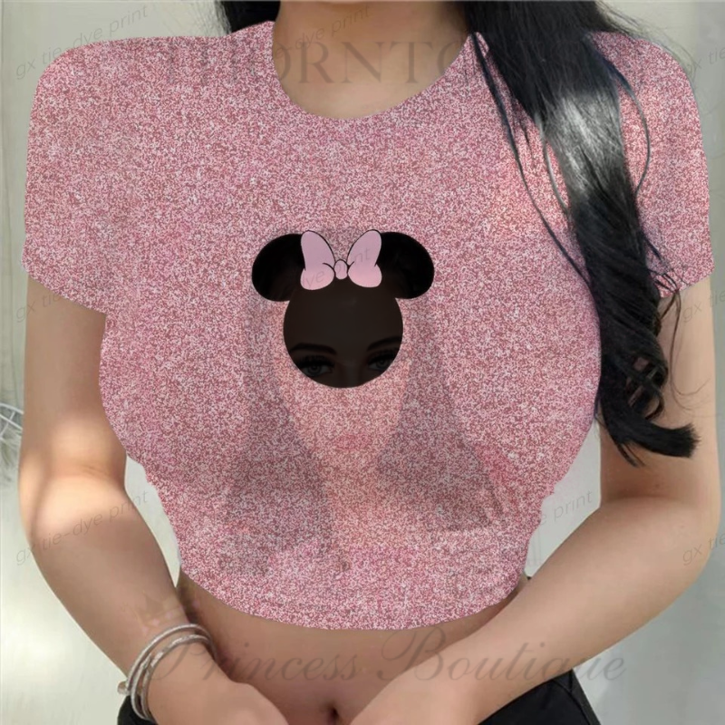 Minnie’s Pink Pop Crop Top