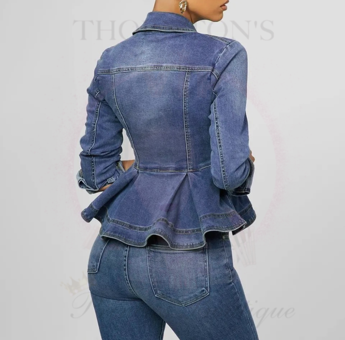 Femme Flare Denim Jacket