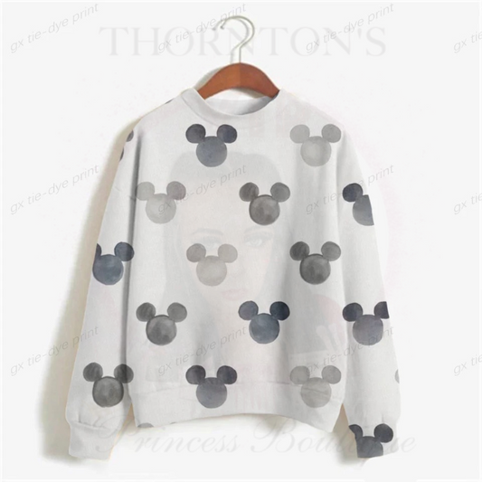Mickey's Monochrome Magic Sweater