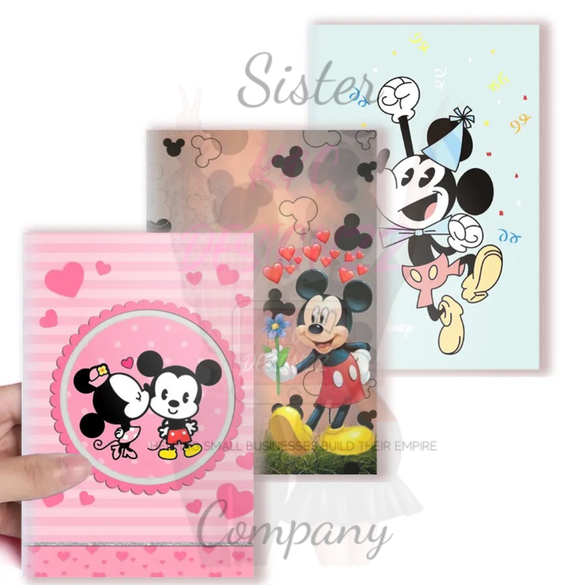 Disney Mickey/Minnie Inspired Notebook - Various Designs