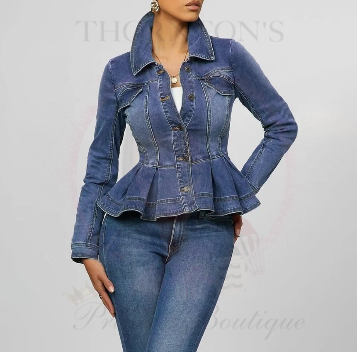 Femme Flare Denim Jacket