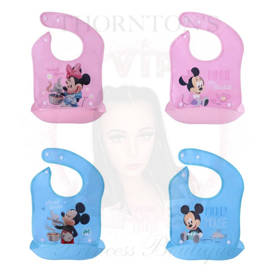 Disney Inspired Feeding Bibs - Set Of Two