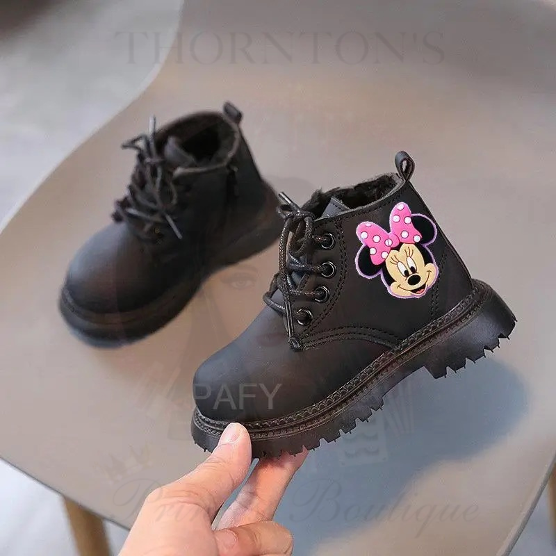 Kids Mickey & Minnie Winter Wonderland Boots