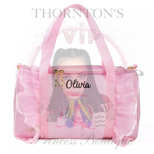 Personalised Pink Dance Bag