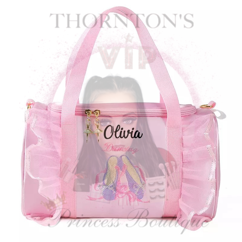 Personalised Pink Dance Bag