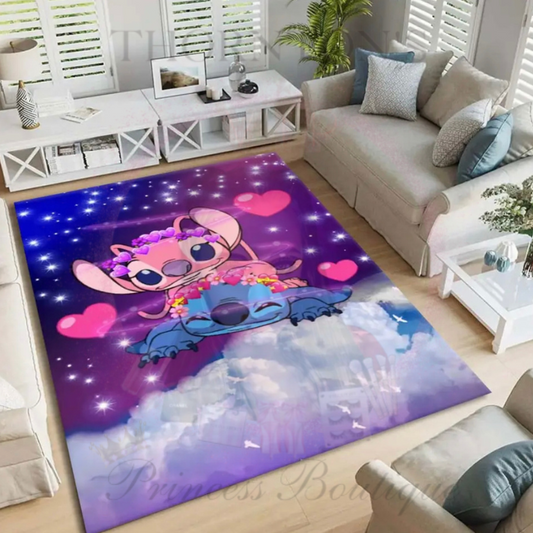 Galaxy Love Clouds Disney Inspired Floor Mat