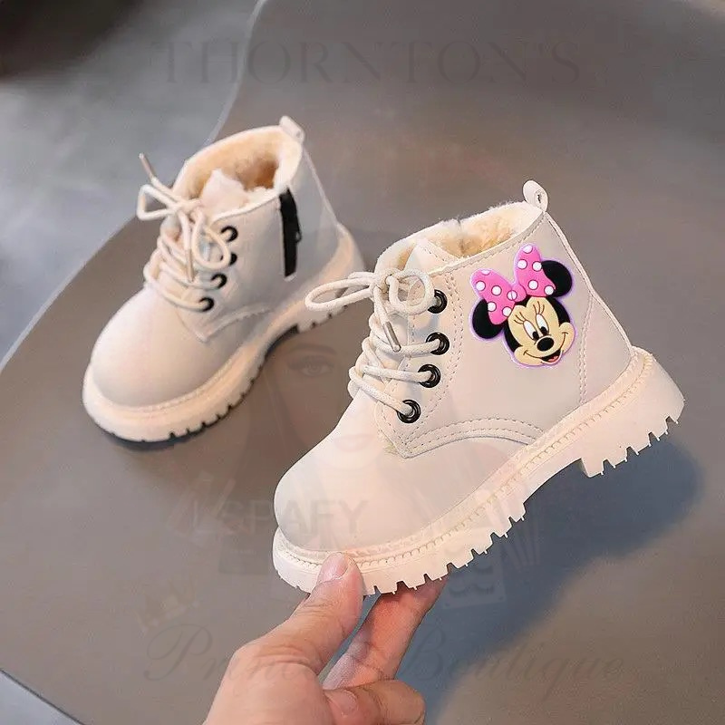 Kids Mickey & Minnie Winter Wonderland Boots