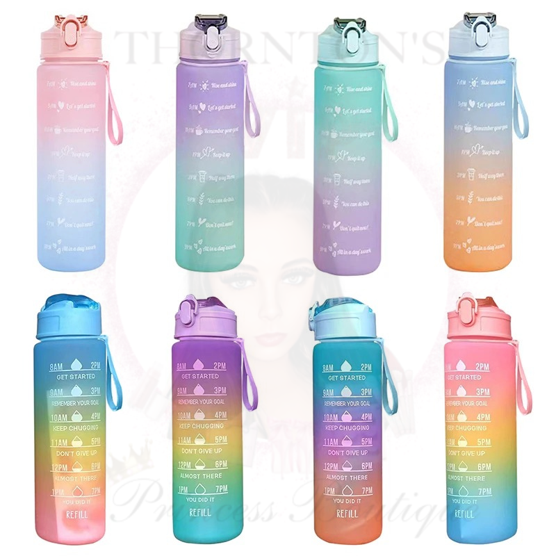 Ombre Multicoloured Water Bottles
