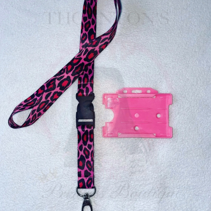 Fierce Feline Lanyard