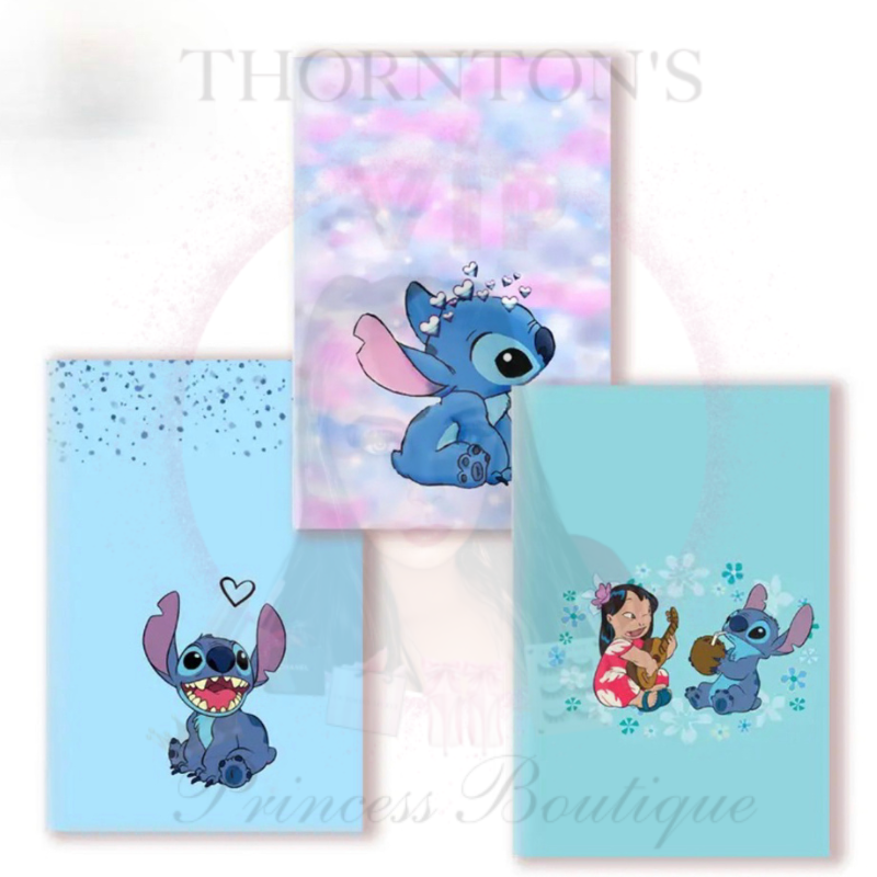 Stitch Inspired Notebook - Various Designs