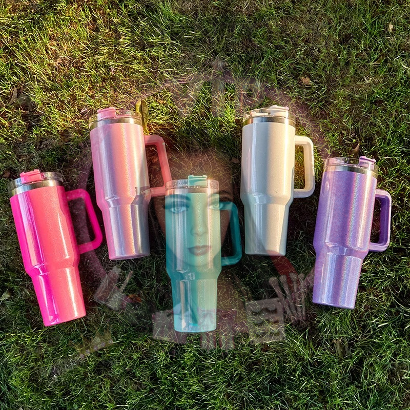 GlitterGlow Thermal Mugs