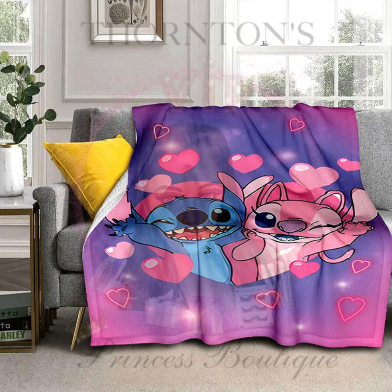 Stitch & Lilo Inspired Blankets - Various Designs