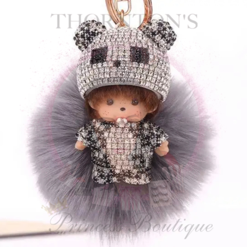 CherubSparkle Pom Pom Keyring