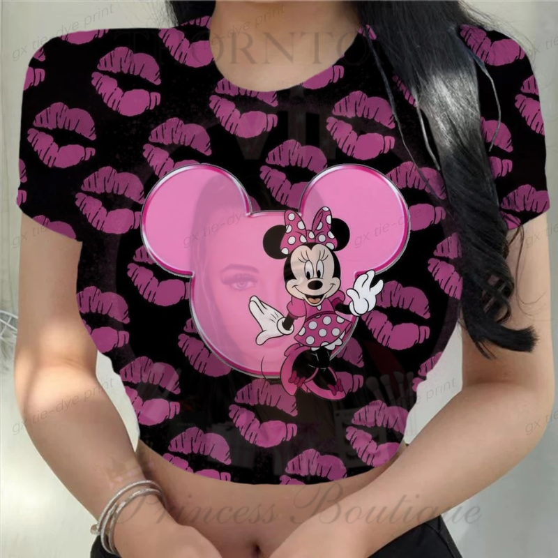 Minnie’s Enigmatic Elegance Crop Top