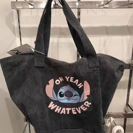 ‘Whatever!’ Stitch Inspired Canvas Bag