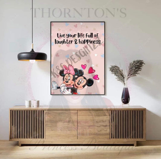 Mickey & Minnie’s Joyful Journey Digital Print