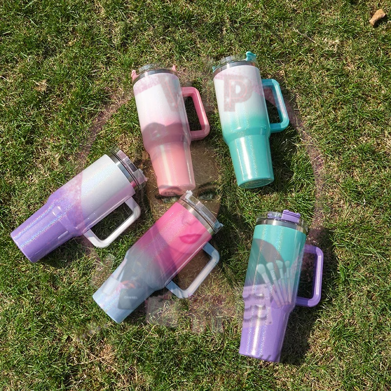 GlitterGlow Thermal Mugs