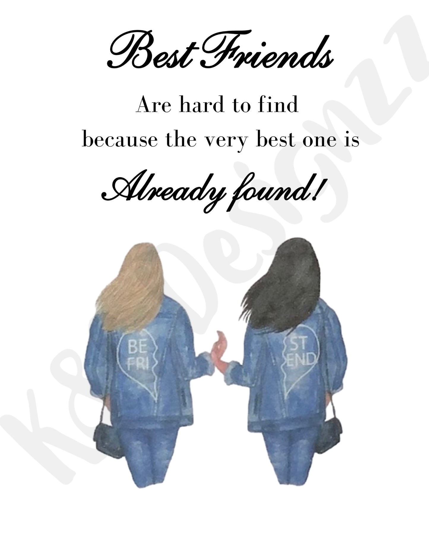 Forever Found Best Friend Treasures Print