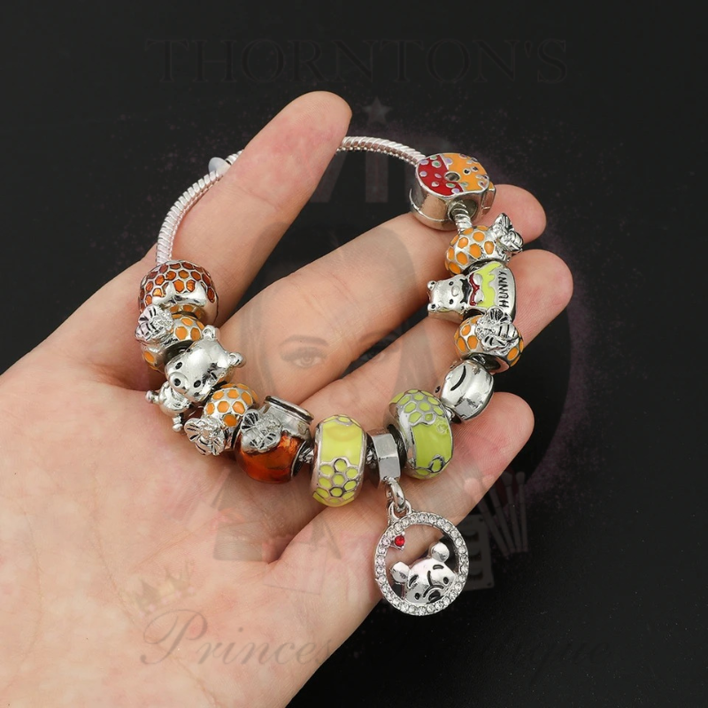 Winnie The Pooh Inspired Charm Bracelet