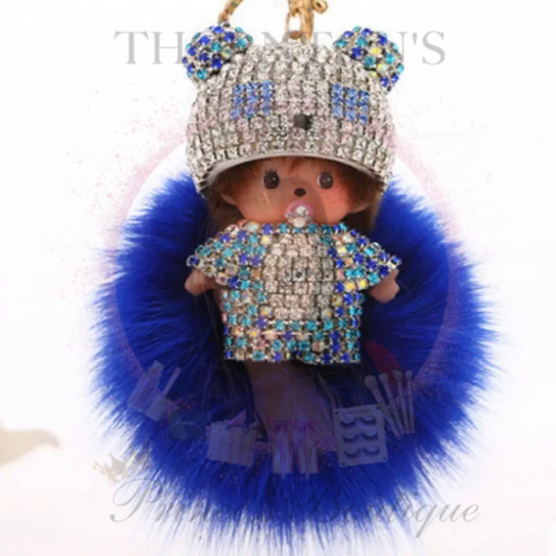 CherubSparkle Pom Pom Keyring