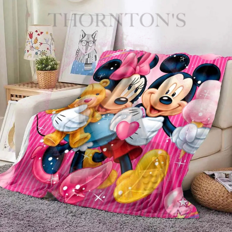 Happy Life Pink Disney Inspired Throw