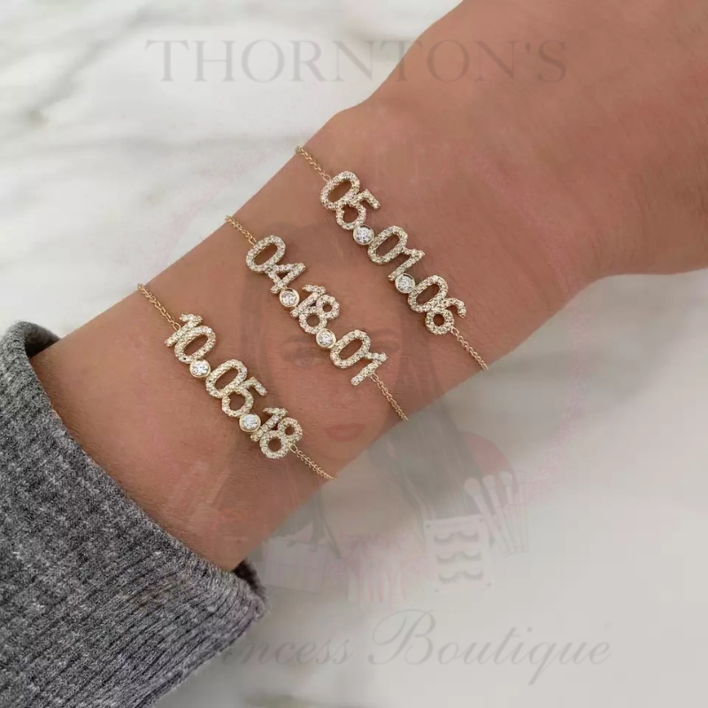 Zircon Birthdate Celebration Bracelet