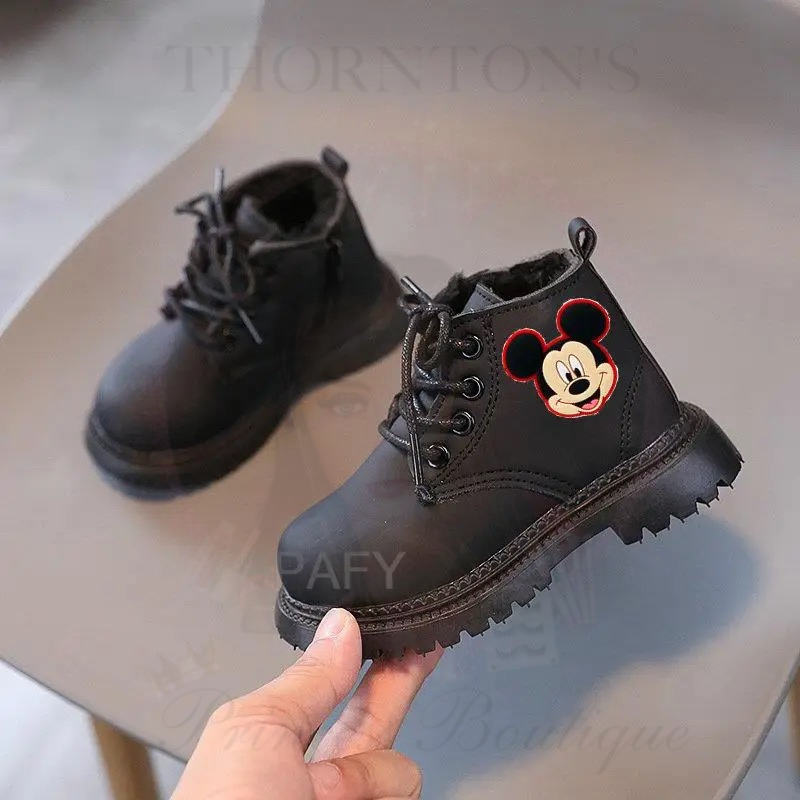 Kids Mickey & Minnie Winter Wonderland Boots