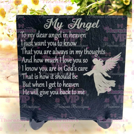 My Angel Memorial Slate