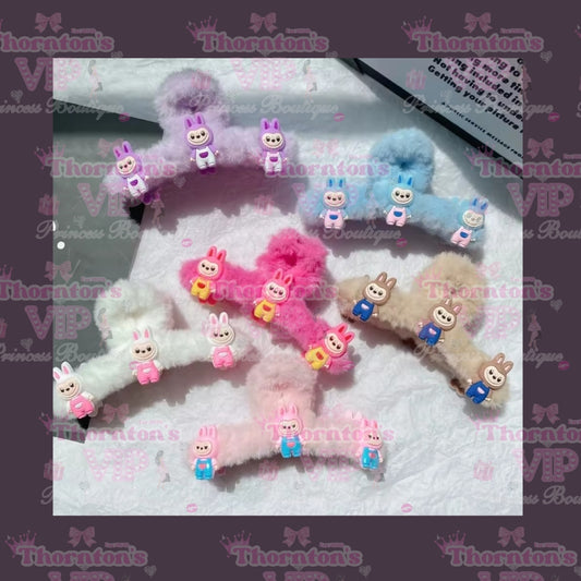 6 Piece Popular La booboo Claw Clip Set