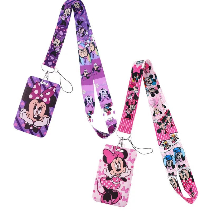 Dinsey Inspired Minnie Mouse Lanyards