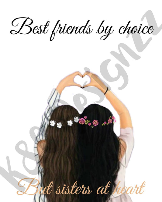 Best Friends By Choice Digital Print