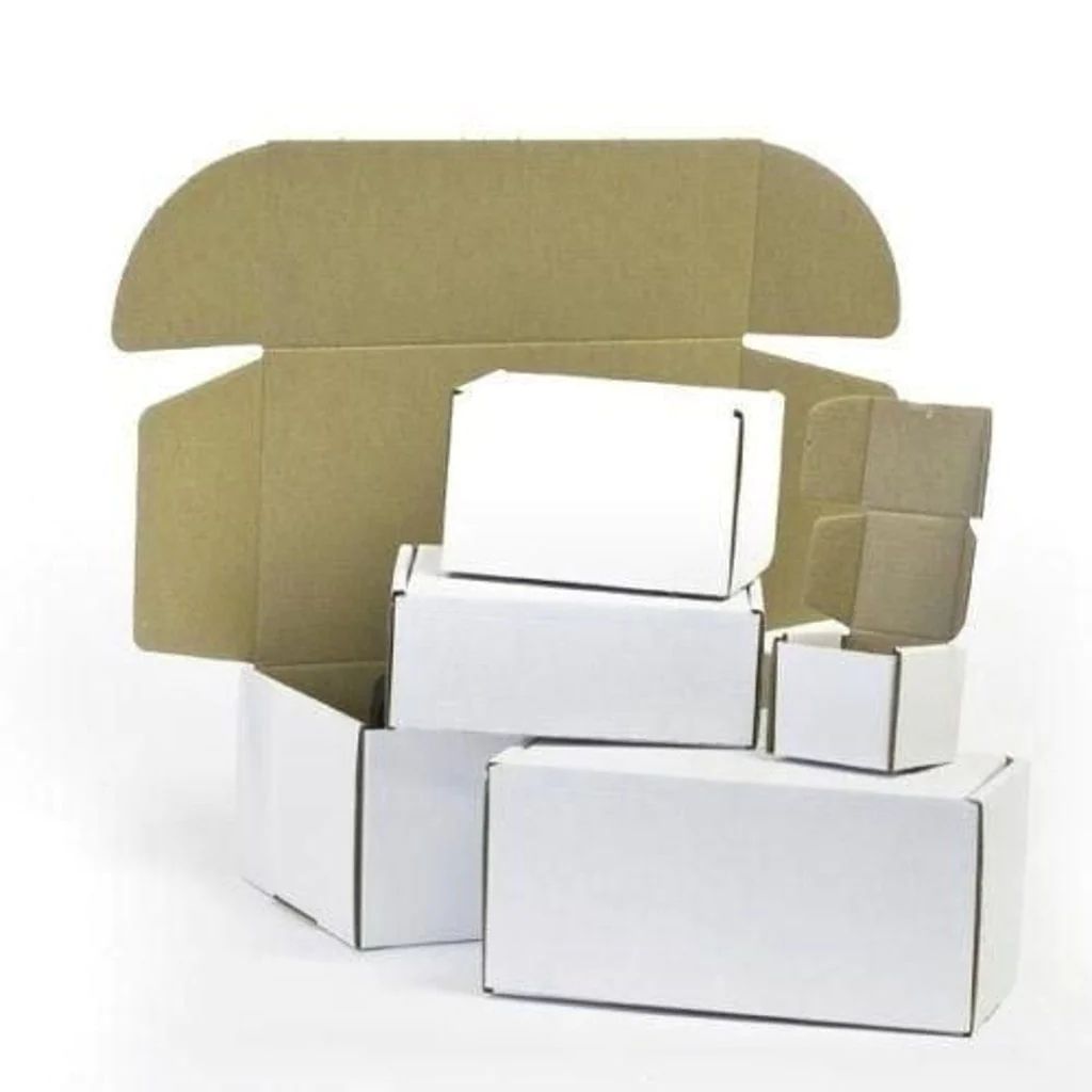 F2 5 x 4 x 3 inch White Postal Boxes