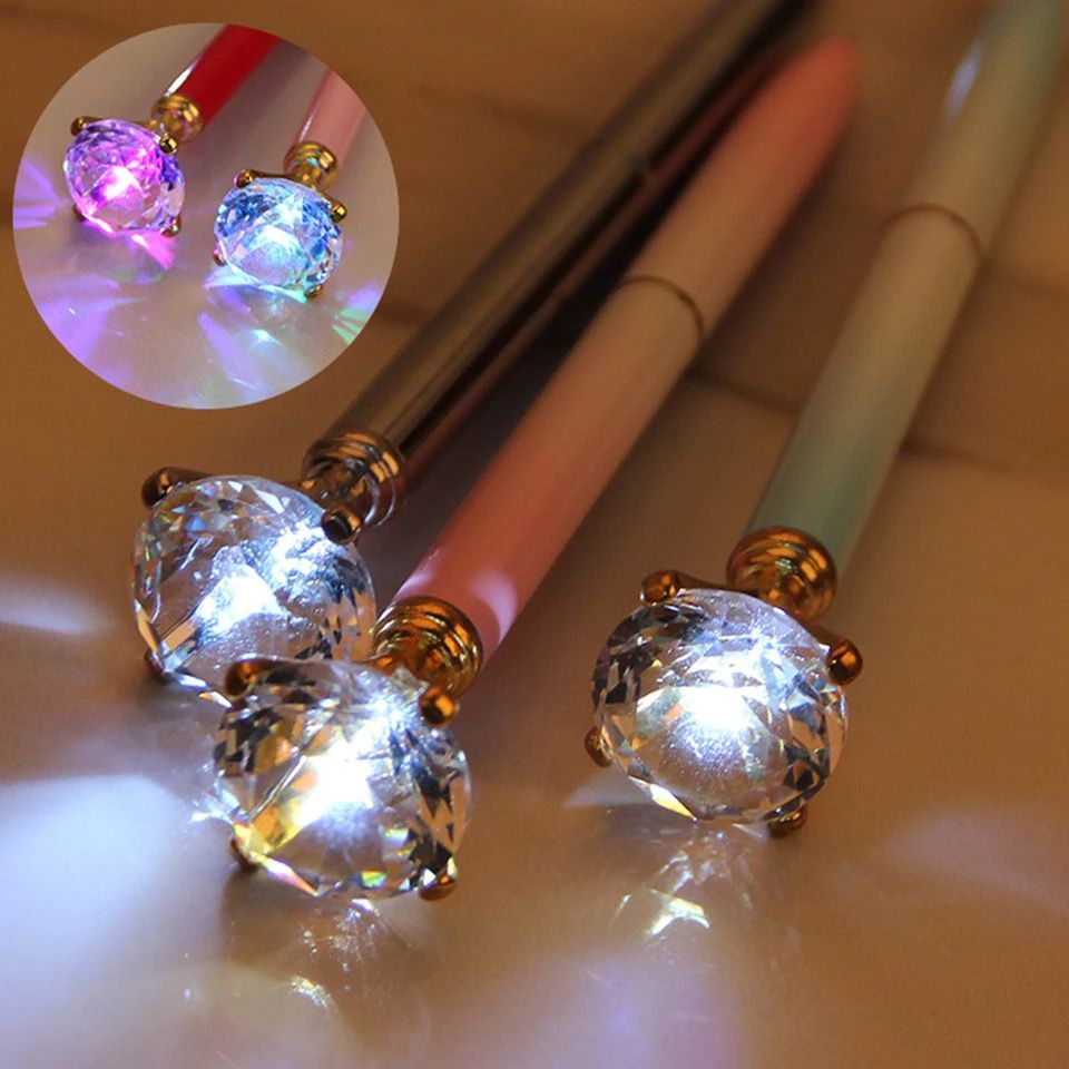 LED Diamond Top Pen