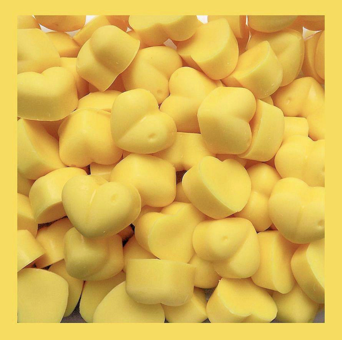 Lemon Wax Melt Hearts