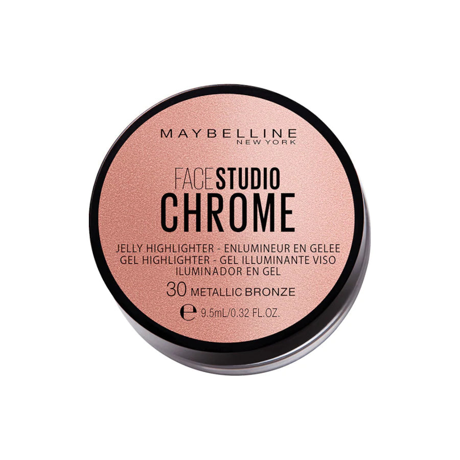 Maybelline Face Studio Chrome Jelly Highlighter - 30 Metallic Bronze Maybelline Face Studio Chrome Jelly Highlighter