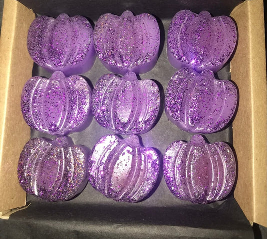 Set Of 9 Hocus Pocus Purple Pumpkin Wax Melts