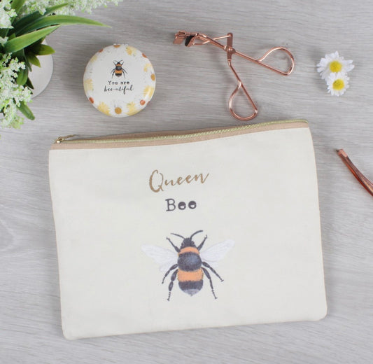 Queen Bee Cosmetics Pouch