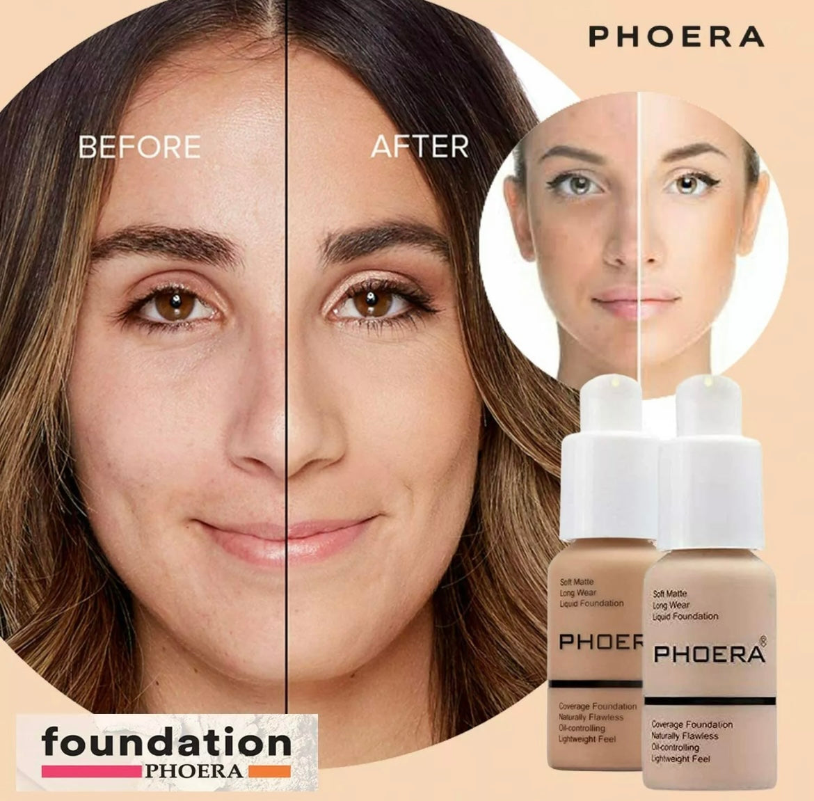 Phoera Full Coverage Nude & Bluff Bundle
