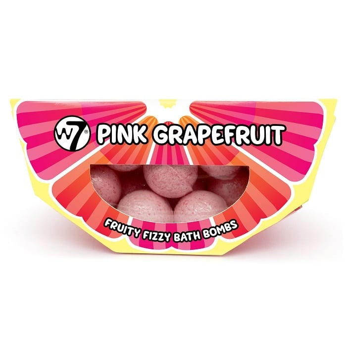 W7 Fruity Fizzy Bath Bombs – Pink Grapefruit