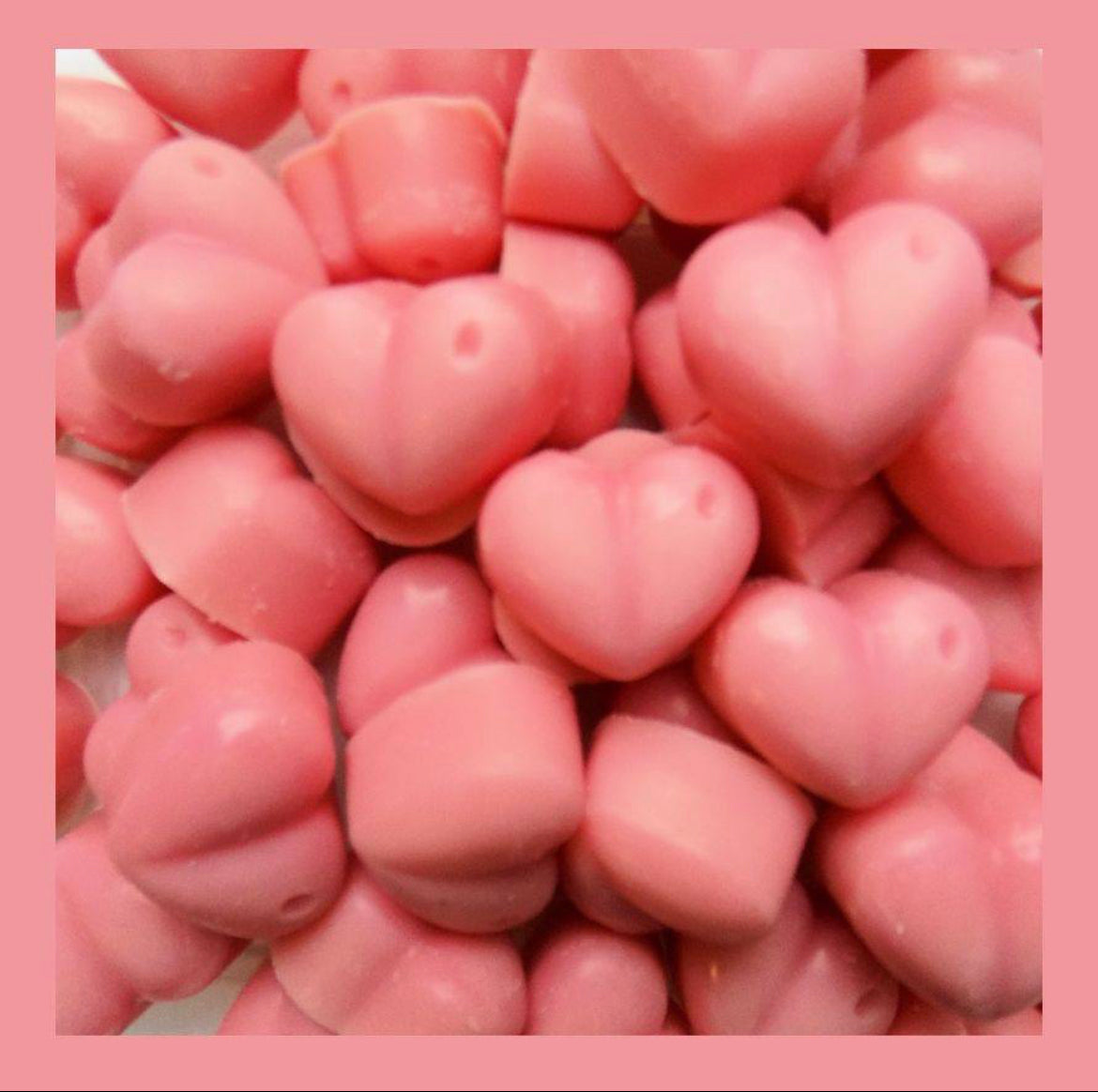 Watermelon Wax Melt Hearts