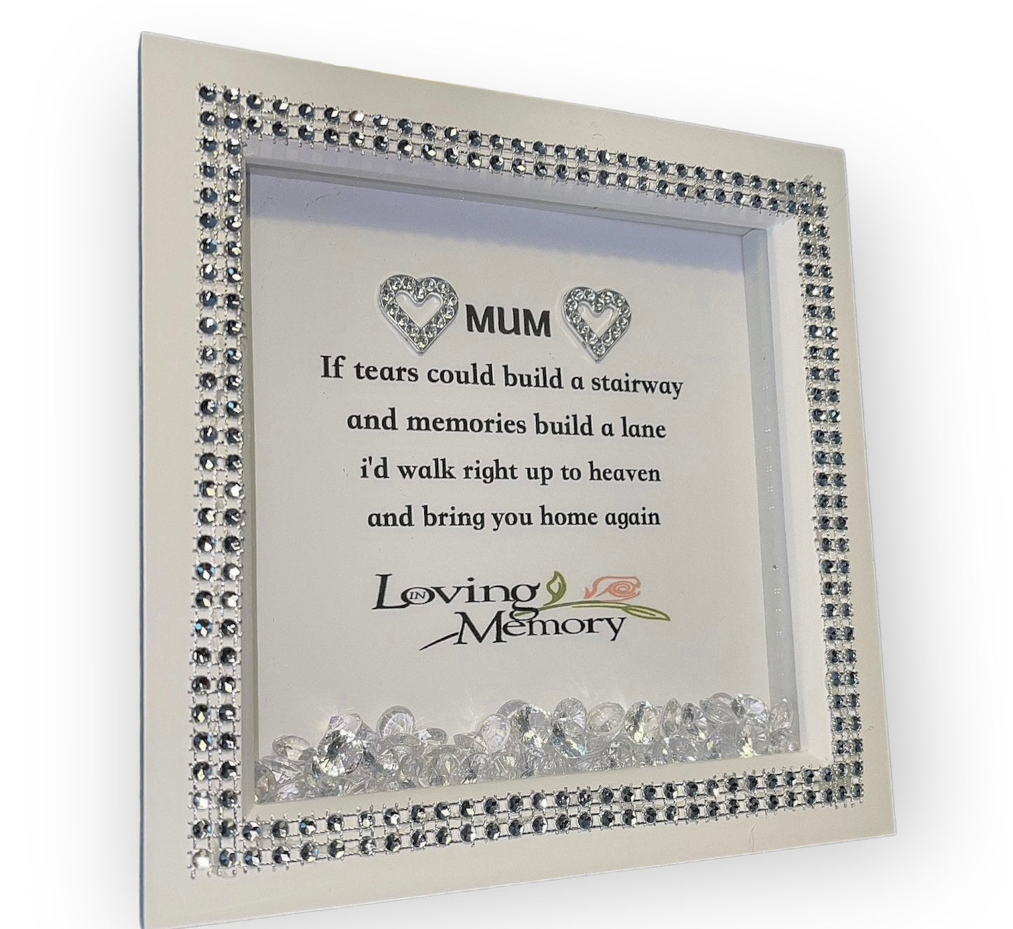 Mum Memorial Bling Photo Frame