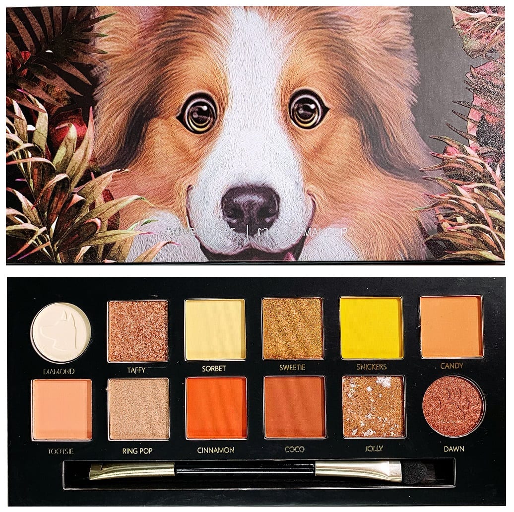 TreeCeng Explorer 12 Colours Wild Animal Eyeshadow Palette – #08 Dog