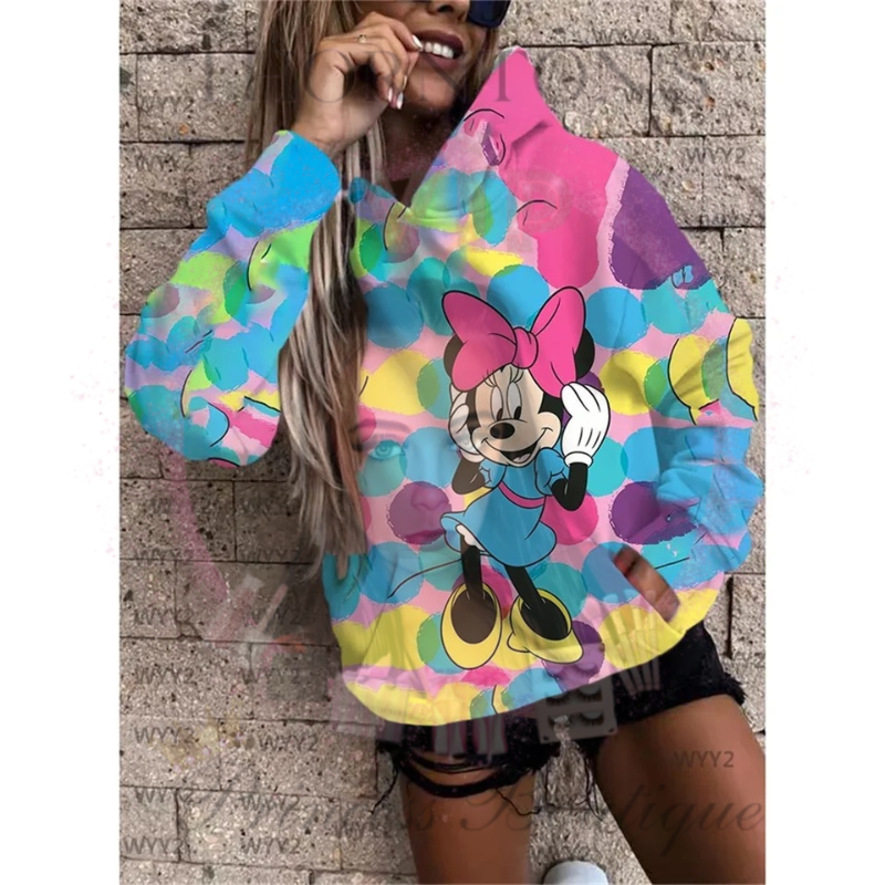 Bright Multi-Colour Minnie Hoodie