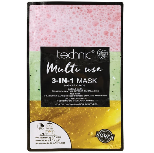 Technic Multi Use 3 In 1 Face Mask