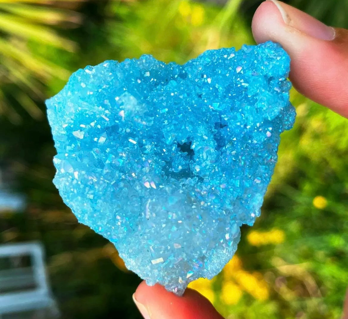 Mermaid Crystal Blue Raw Crystal Rock
