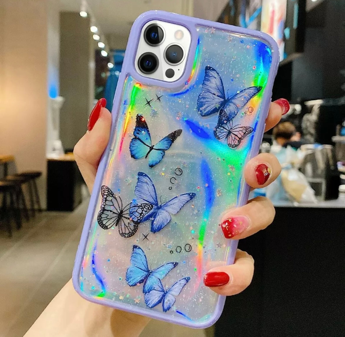 Holographic Butterfly Phone Case