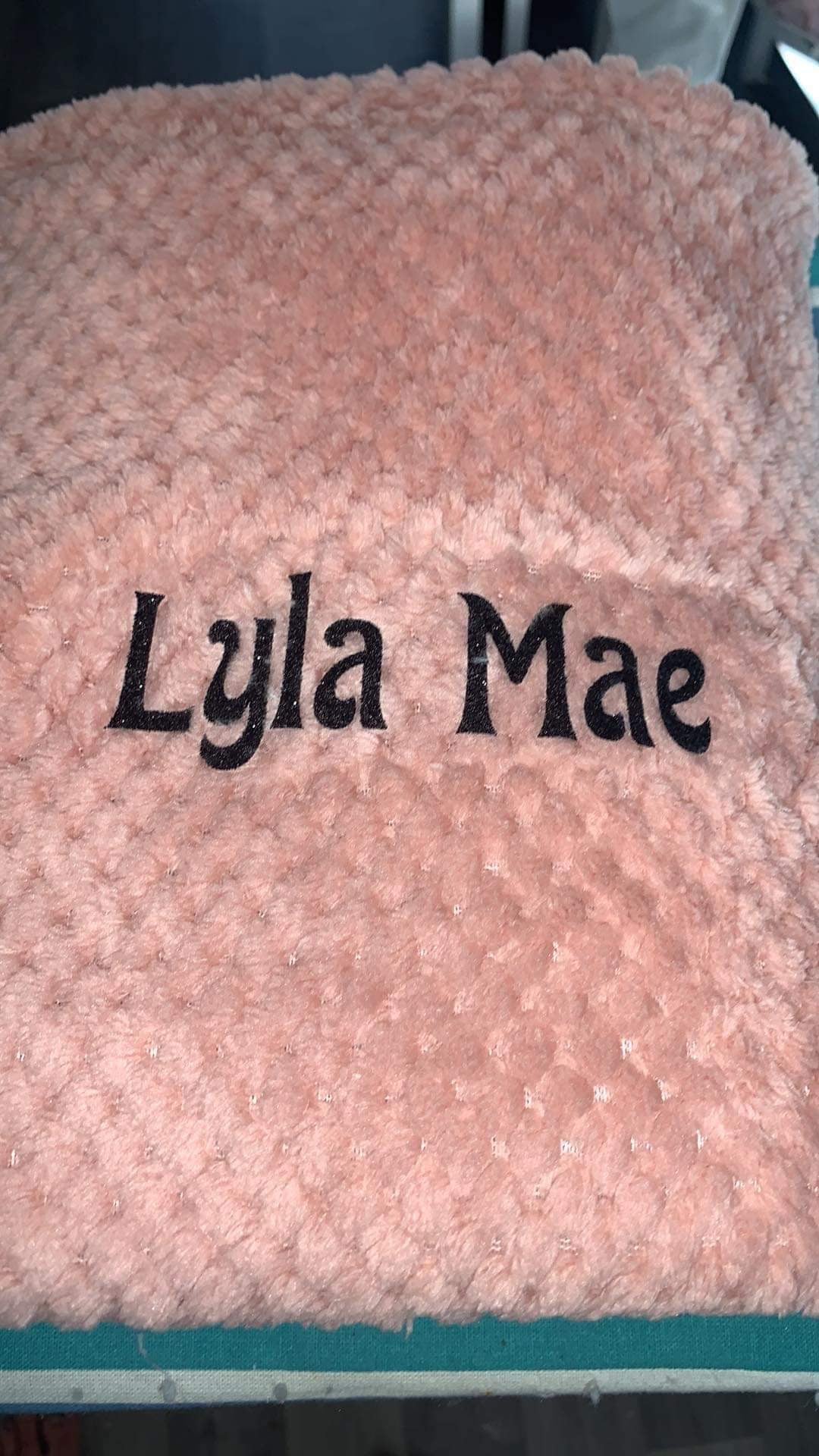 Personalised Fluffy Waffle Baby Blankets