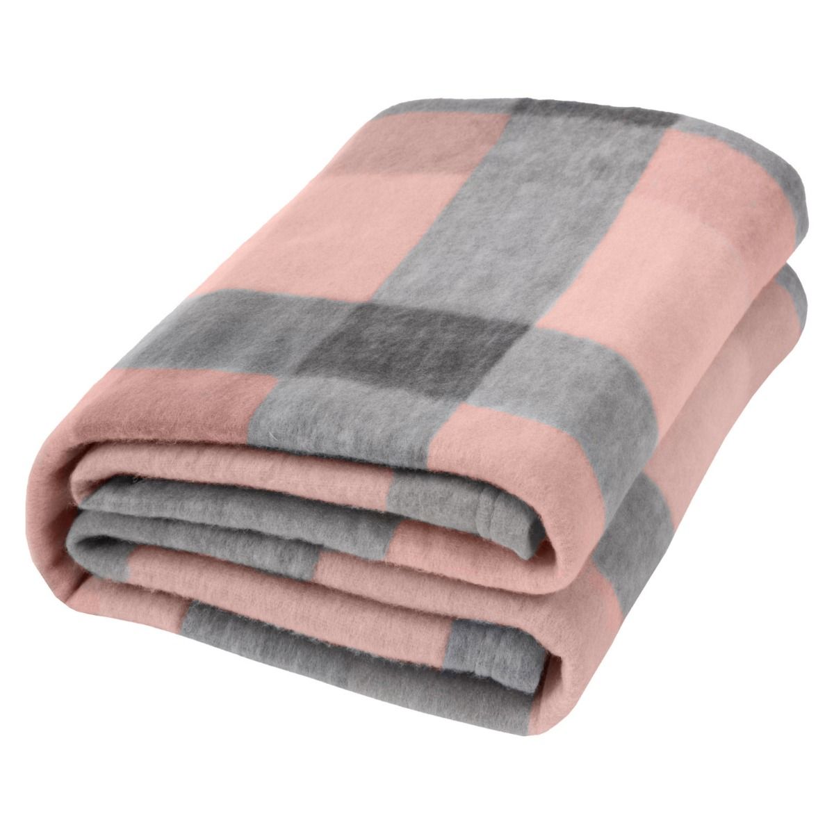 Tartan Blush Fleece Throw