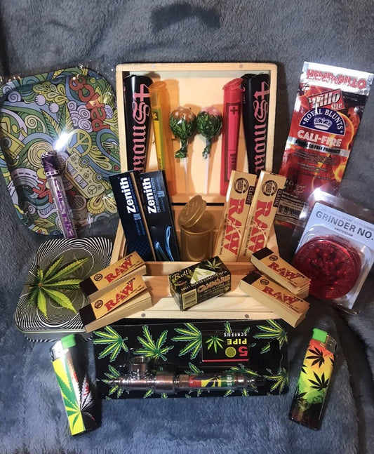 Deluxe Stoners Wooden Gift Box Set